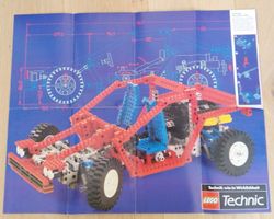 LEGO Werbeblatt Katalog Prospekt 80er gefaltet 21 x 13,5 cm