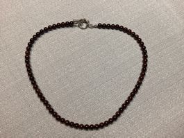Wunderschöne zeitlose Edelsteinkette mit natürlichem Granat