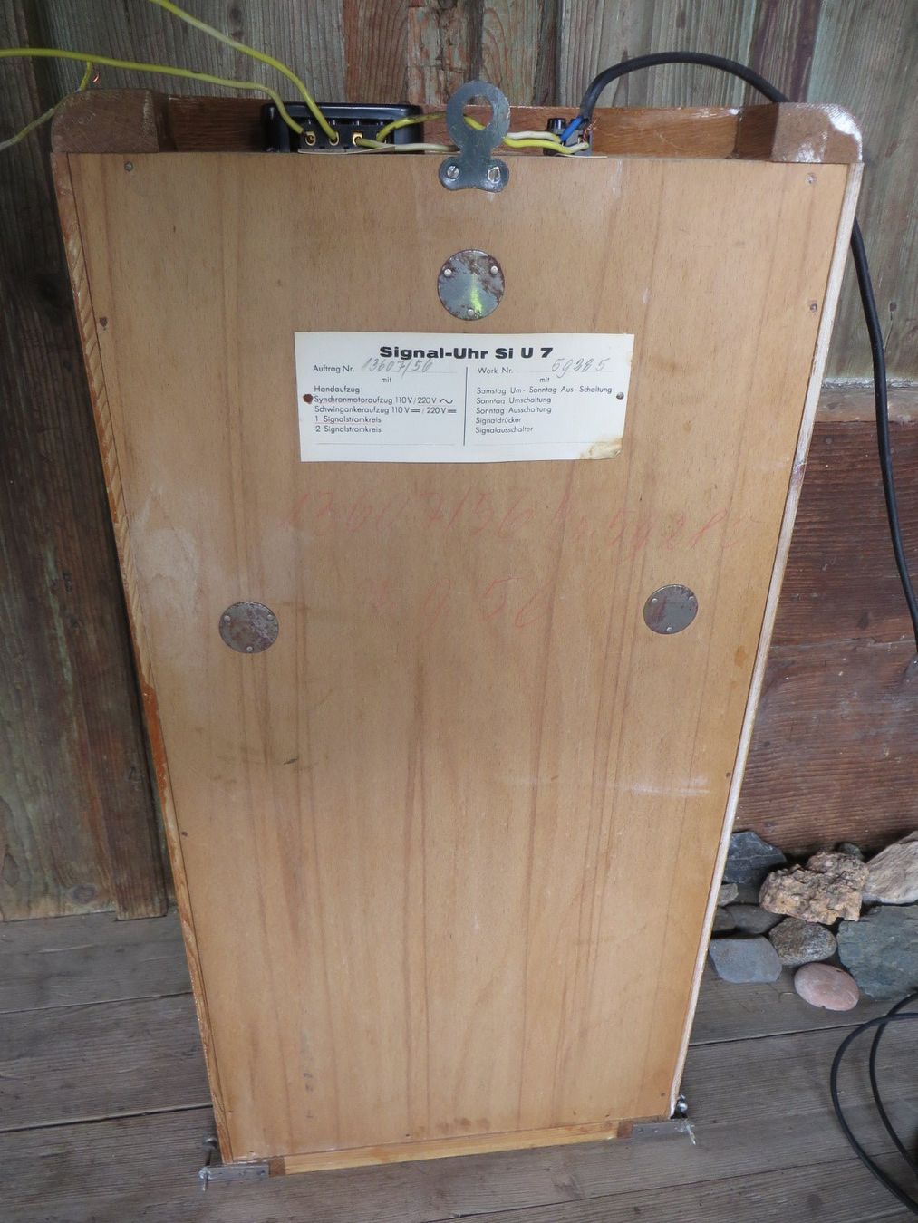 Uhren: Signal Uhr,Mutteruhr,Regulator,Elektroanschluss – Gebraucht aus Langrickenbach von zwiebel03 5