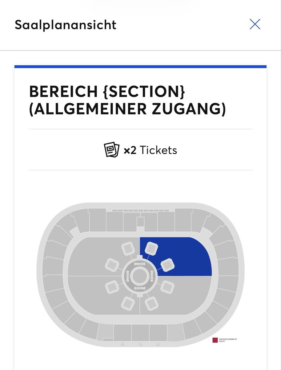 Biglietti: 2x Metallica Ticket Frantic early entry – Nuovo e nell'imballaggio originale da Meggen venduto da Kiif89 1