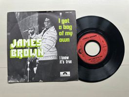 JAMES BROWN tolle Single I got a bag of my own Hit Top Soul