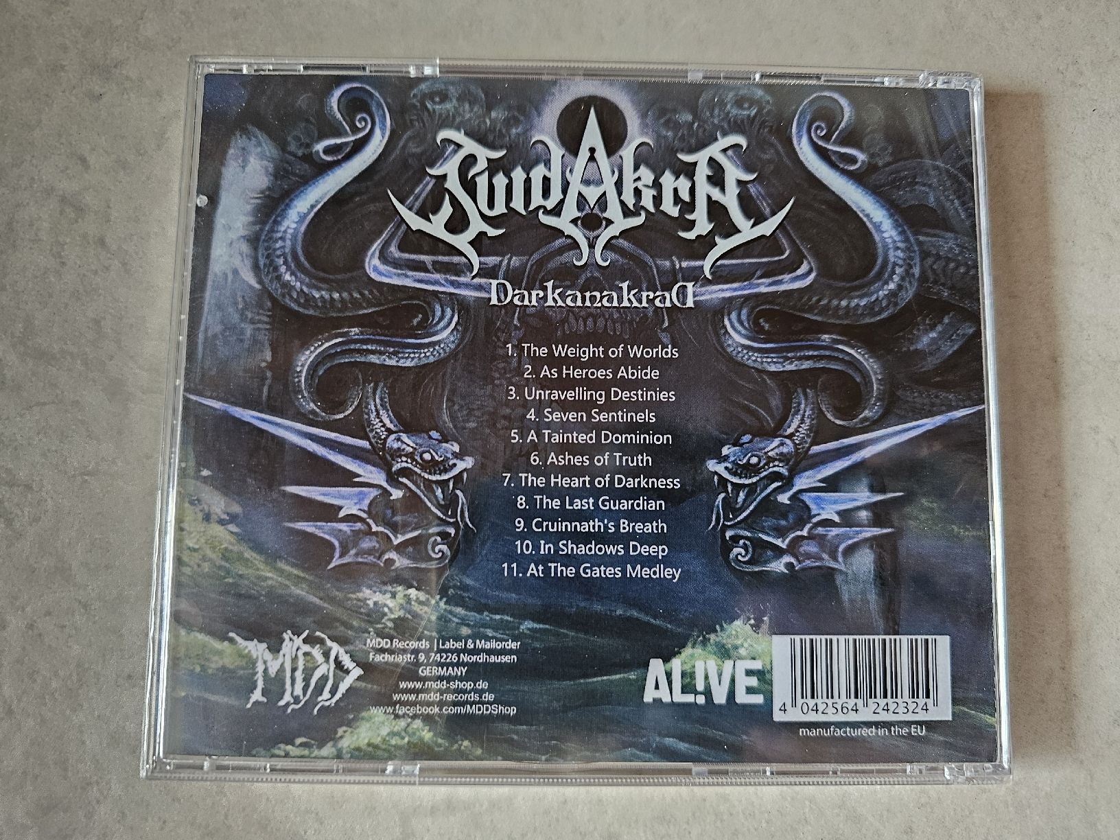 CD: Suidakra  -  Darkanakrad  /  Fabrikneu – Nuovo e nell'imballaggio originale da Schneisingen venduto da backstore24 1