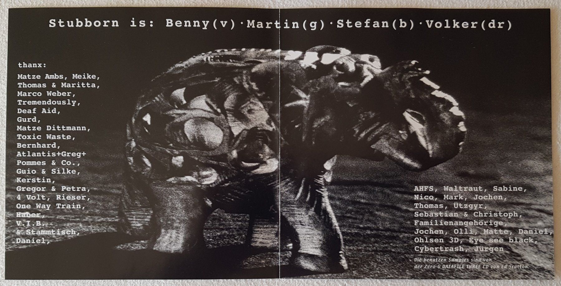 CD: Stubborn - Atmosfear - Demo CD - 1999 - Not On Label – Usato da Uster venduto da Zardodel 5