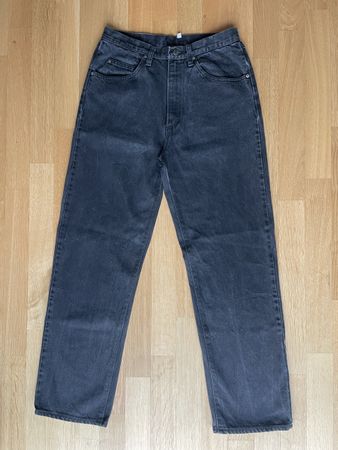schwarze Wrangler Jeans, High Waist, von Rework, W31