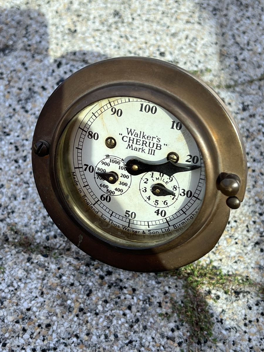 GPS & Messgeräte: Schiffslog Walker's Cherub Mark III Messing gebraucht – Gebraucht aus Dittingen von Bellevista 6