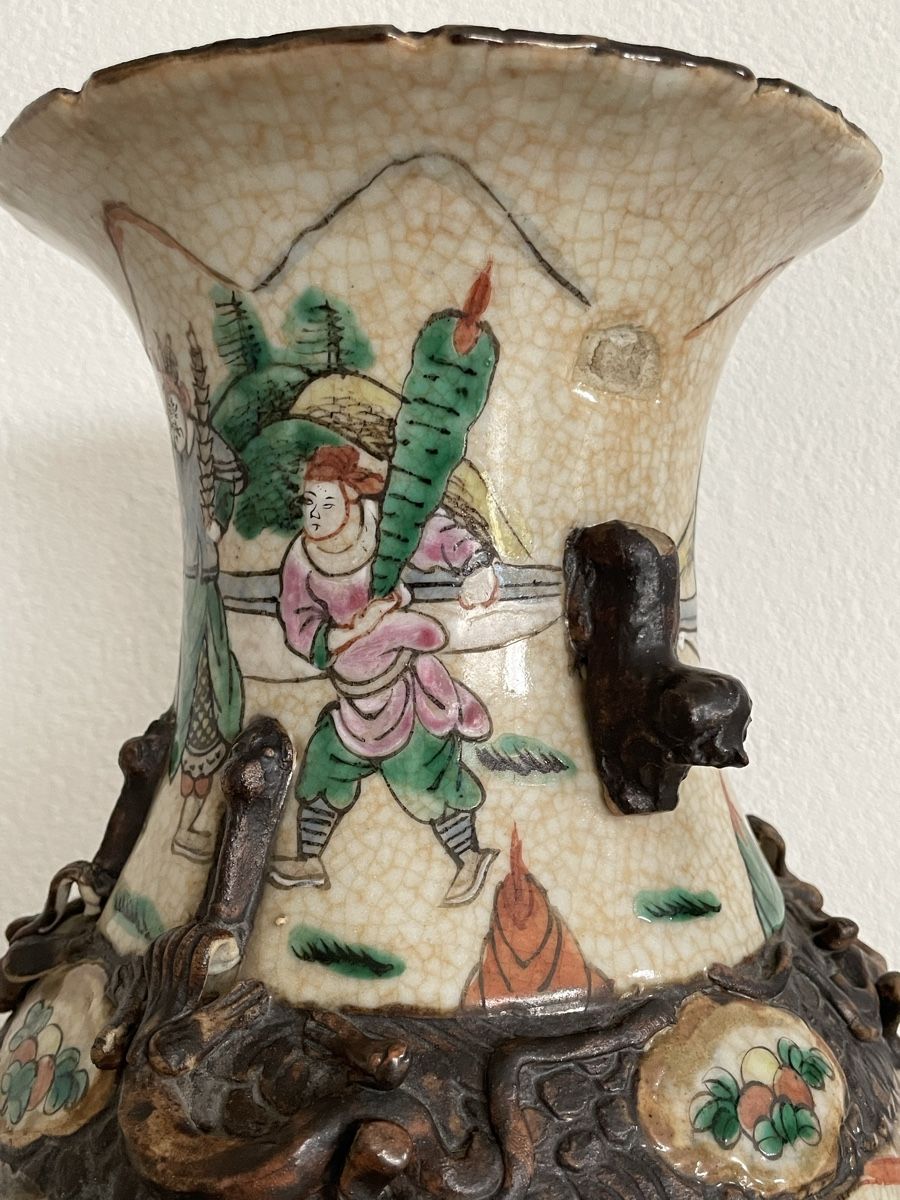 Vasen & Gefässe: Antique Chinese Nanking Vase – Gebraucht aus Richterswil von Prangins9 5