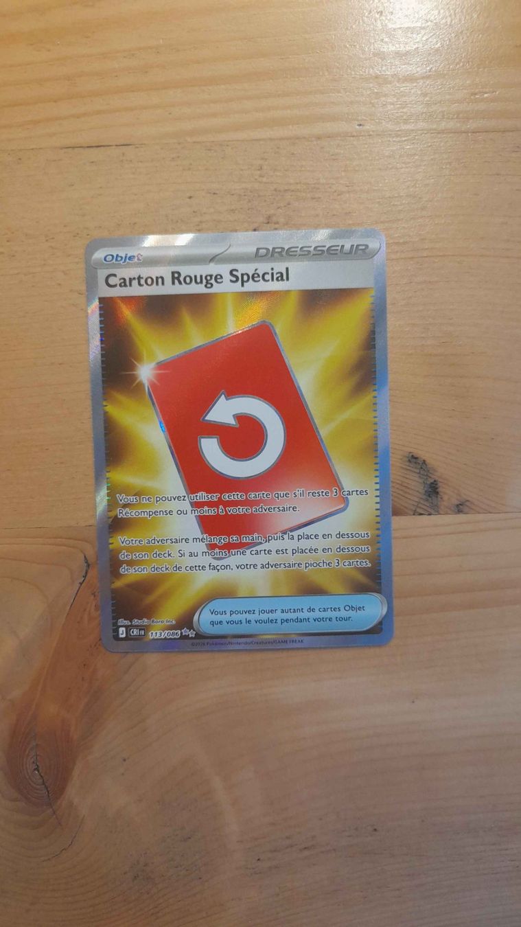 Pokémon Carte collezionabili: Carte Pokémon Carton Rouge FR – Usato da Bellevue venduto da kil_djy9