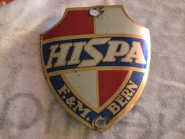 plaquette de cadre vélos farrader Hispa Bern collector rare