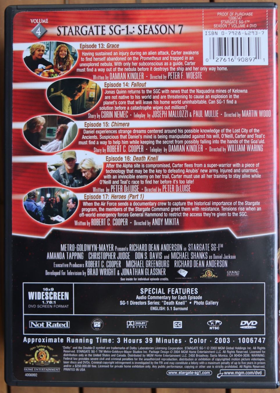 Tutti i DVDs: Stargate Season 7 – Usato da Glattfelden venduto da Sirax 7
