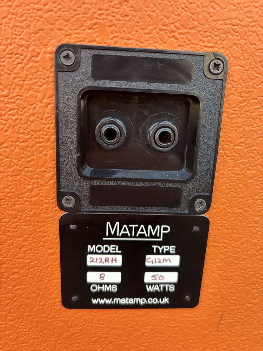 Strumenti musicali: Baffle Matamp 2x12 Greenback Orange – Usato da Yverdon-les-Bains venduto da DoctorGuitar 2