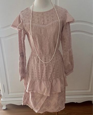 Cecilie Kleid xs creme rosa neu