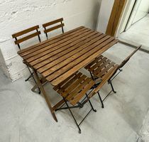 IKEA TÄRNÖ Balkon-/Gartenset mit 4 Klappstühlen und Tisch