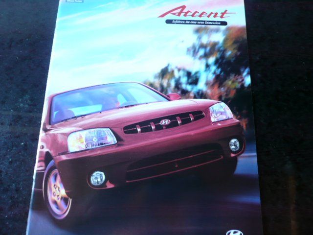 Hyundai Documenti: Hyundai Accent Prospekt 2000 – Usato da Zofingen venduto da sosalinos01