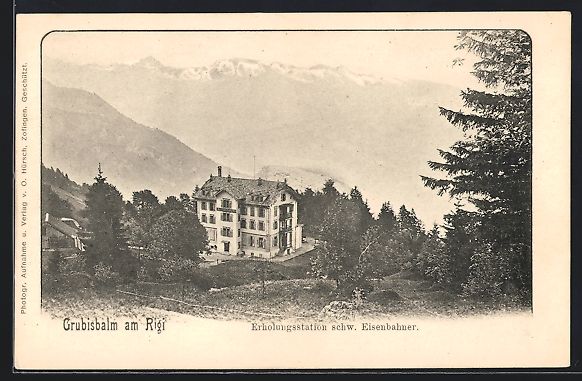 Cartoline postali: Vitznau, Grubisbalm am Rigi, Erholungsst – Usato da Berlin venduto da bartko-reher
