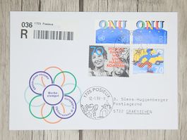 CL11 Enveloppe + Timbre Suisse 1998