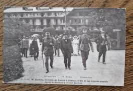 Château d'Oex les internés anglais, ministre de France 1916