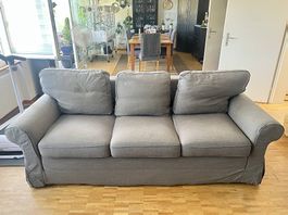 3er Sofa mit Bettfunktion und Stauraum + 2 Sessel