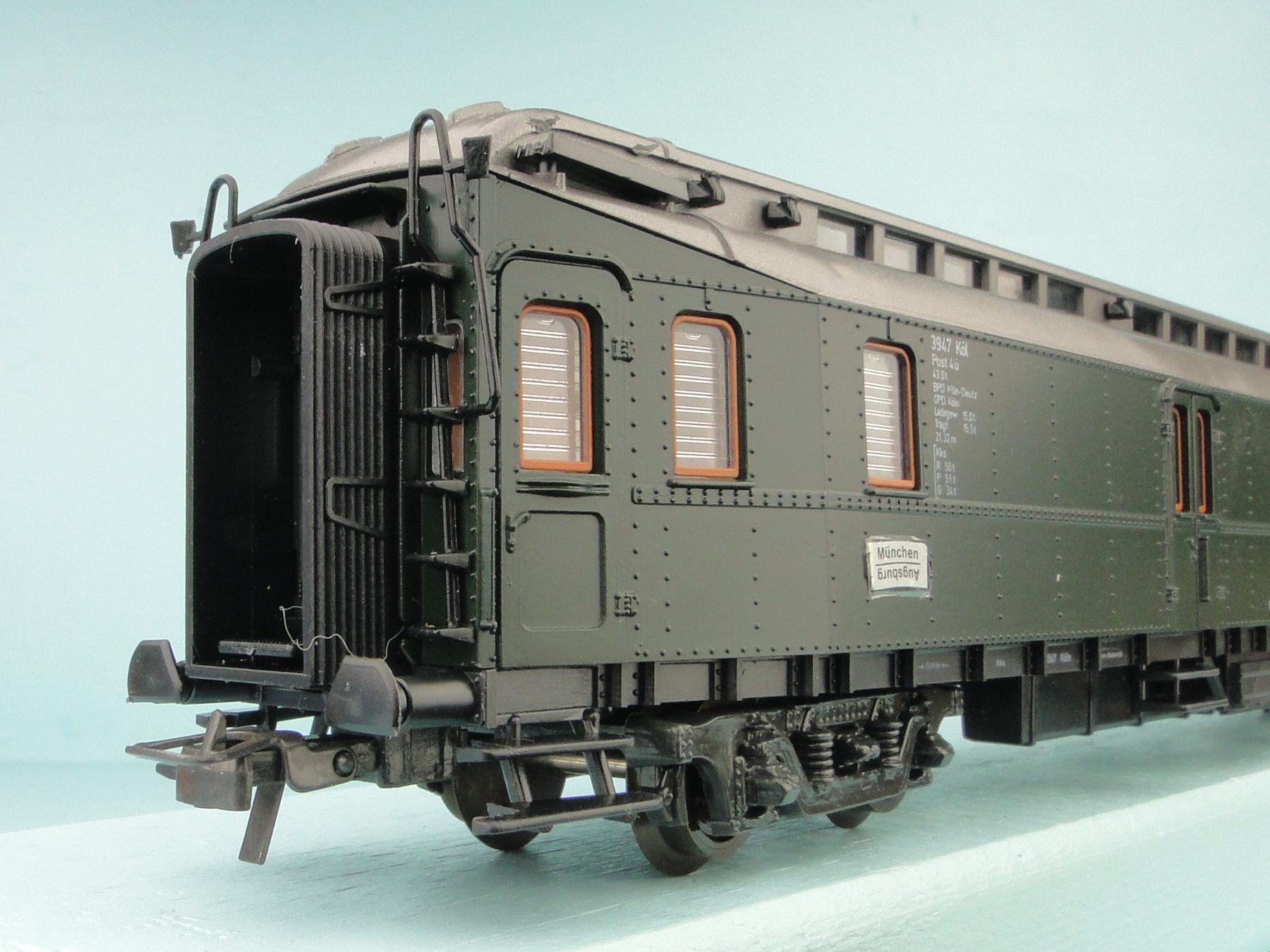 Roco Modellini di ferrovie: Roco 4293 H0 DB Echte Gepäckwagen – Usato da Bülach venduto da cann11 5