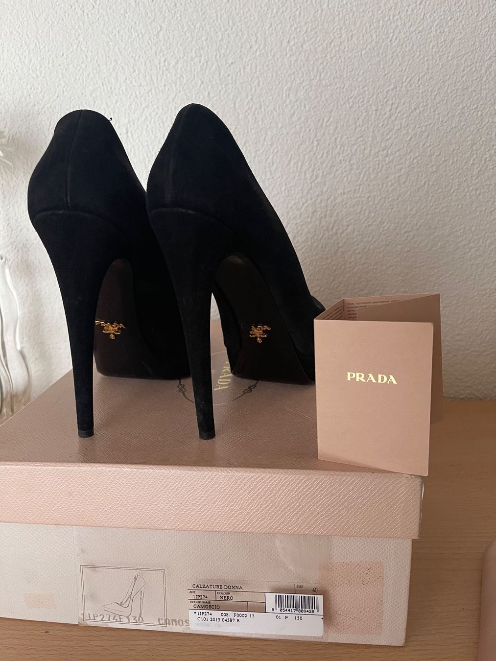 Prada Damenschuhe: PRADA 40-40,5 Exklusivmode/NP1200CHF Pumps 13/4 – Neu (gemäss Beschreibung) aus Kölliken von Prscoo 8