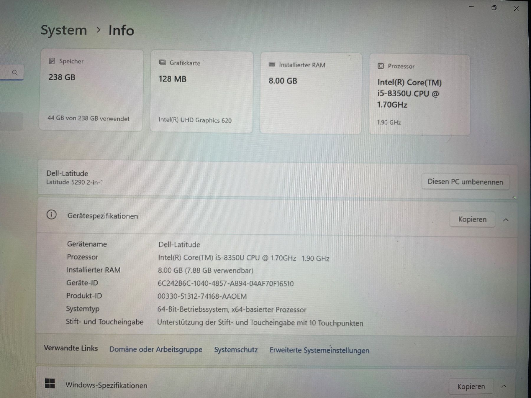 Dell Tablet PC: Dell Latitude 5290 – Gebraucht aus Balgach von Mize78 6