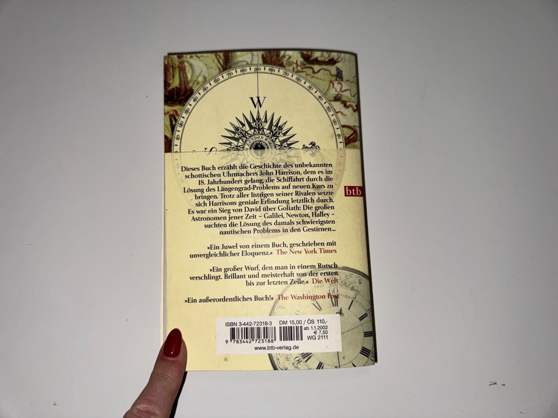 Libri: BUCH: Dava Sobel, Längengrad – Usato da Grosswangen venduto da Second_hand_paradise 7