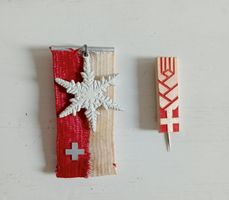 Uralte Abzeichen Anstecker Lot Schweiz Winterhilfe Um 1940