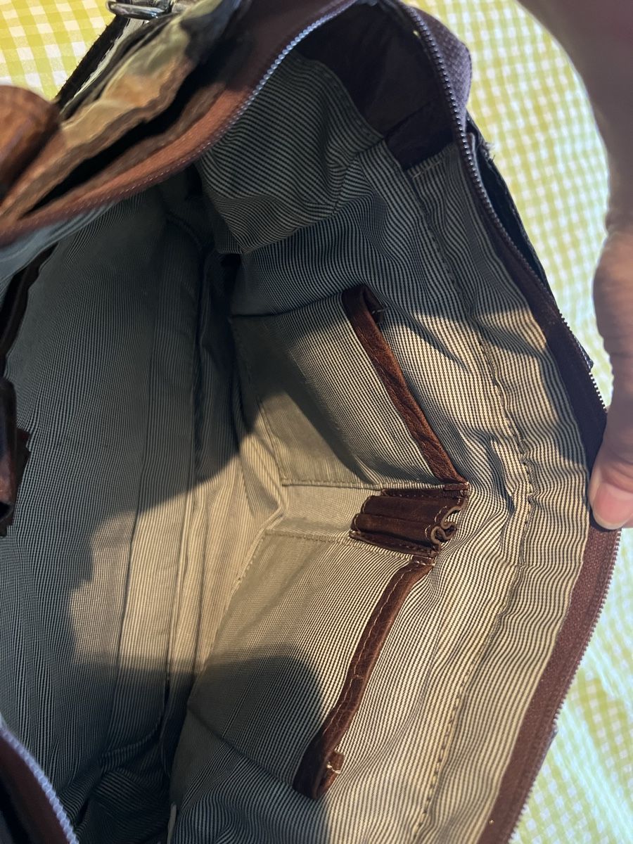 Taschen für Damen: Authentic Leather handbag brown  – Gebraucht aus Horgen von CarmenRL 3