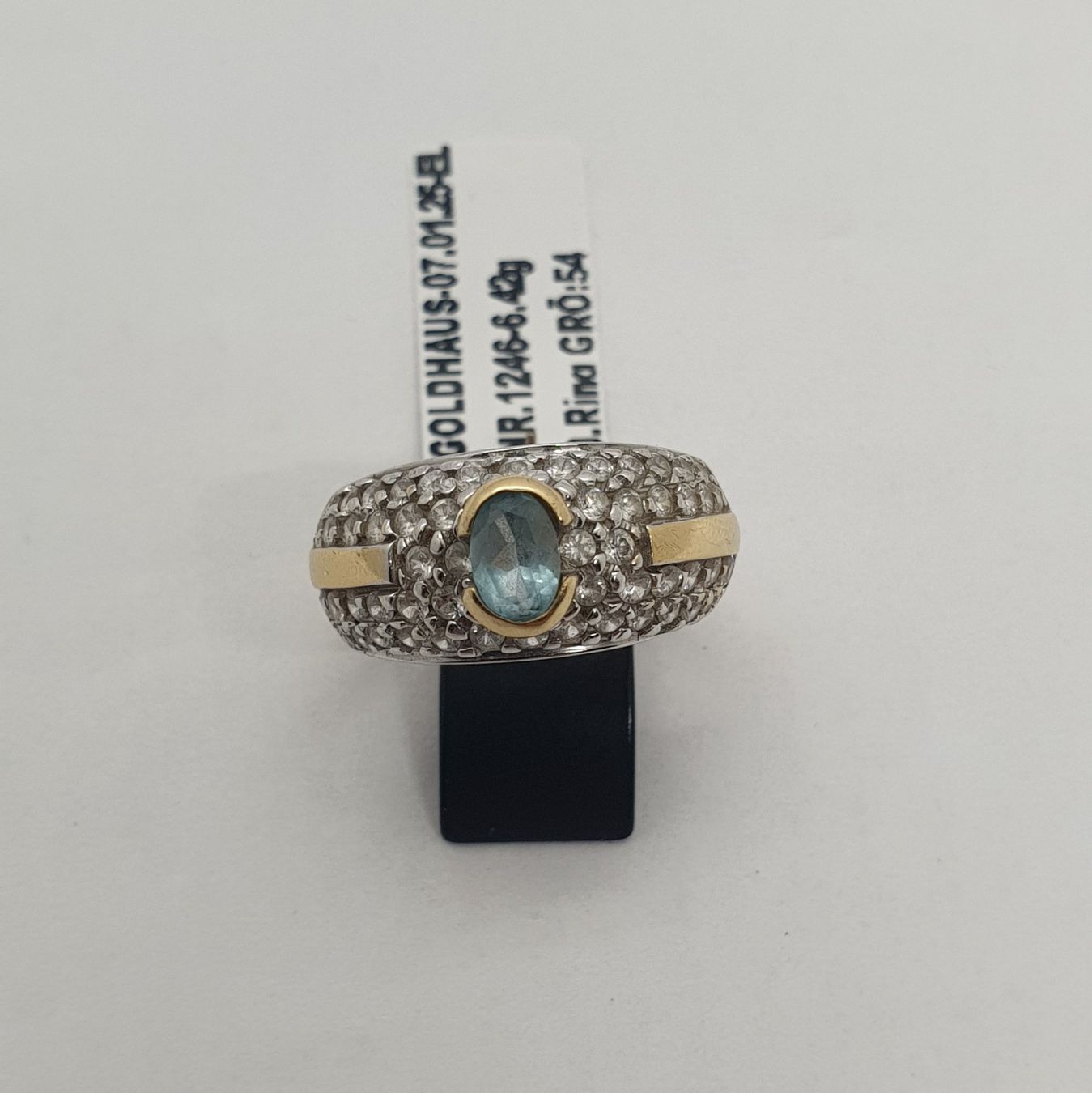 Anelli: Echt 18K Gold Ring – Usato da Luzern venduto da Luzern-Goldhaus