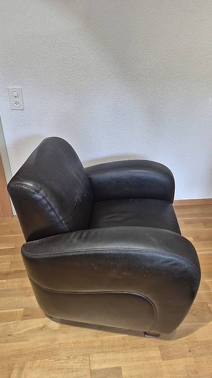 Sessel: Designer Vintage Leder-Sessel – Gebraucht aus Latterbach von pau_rsq9 1