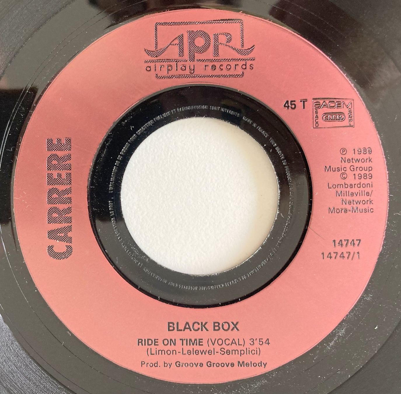 Vinyles: BLACK BOX - RIDE ON TIME – D'occasion à Bottens par hotter-than-hell 2