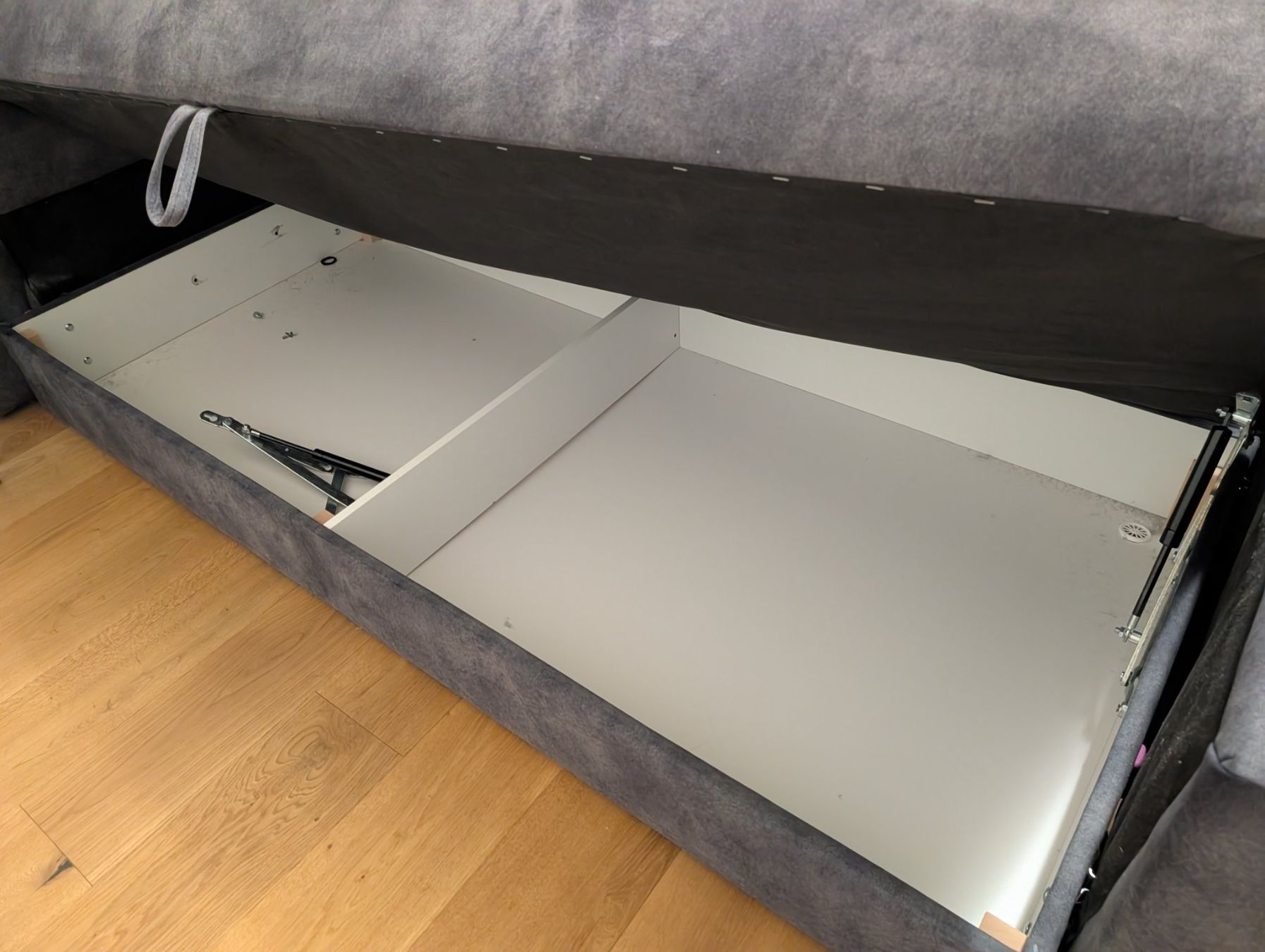 Lits: Boxspringbett dunkelgrau – D'occasion à Zollikofen par tantun 6