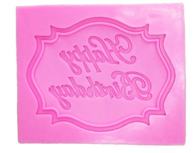 Happy Birthday Silikonformen - 6-teiliges Set Für Kekse, Schokolade & Fondant