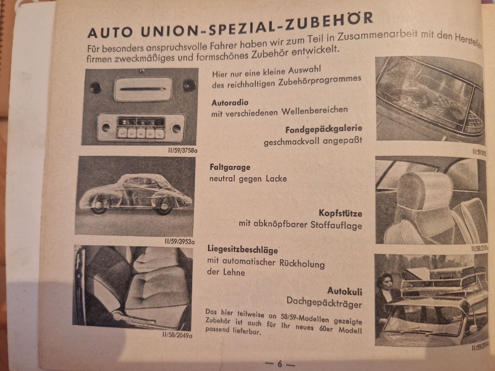 Dokumente: DKW /Auto Union 1000 Export Kundendienstscheckheft – Gebraucht aus Safenwil von saavo 1