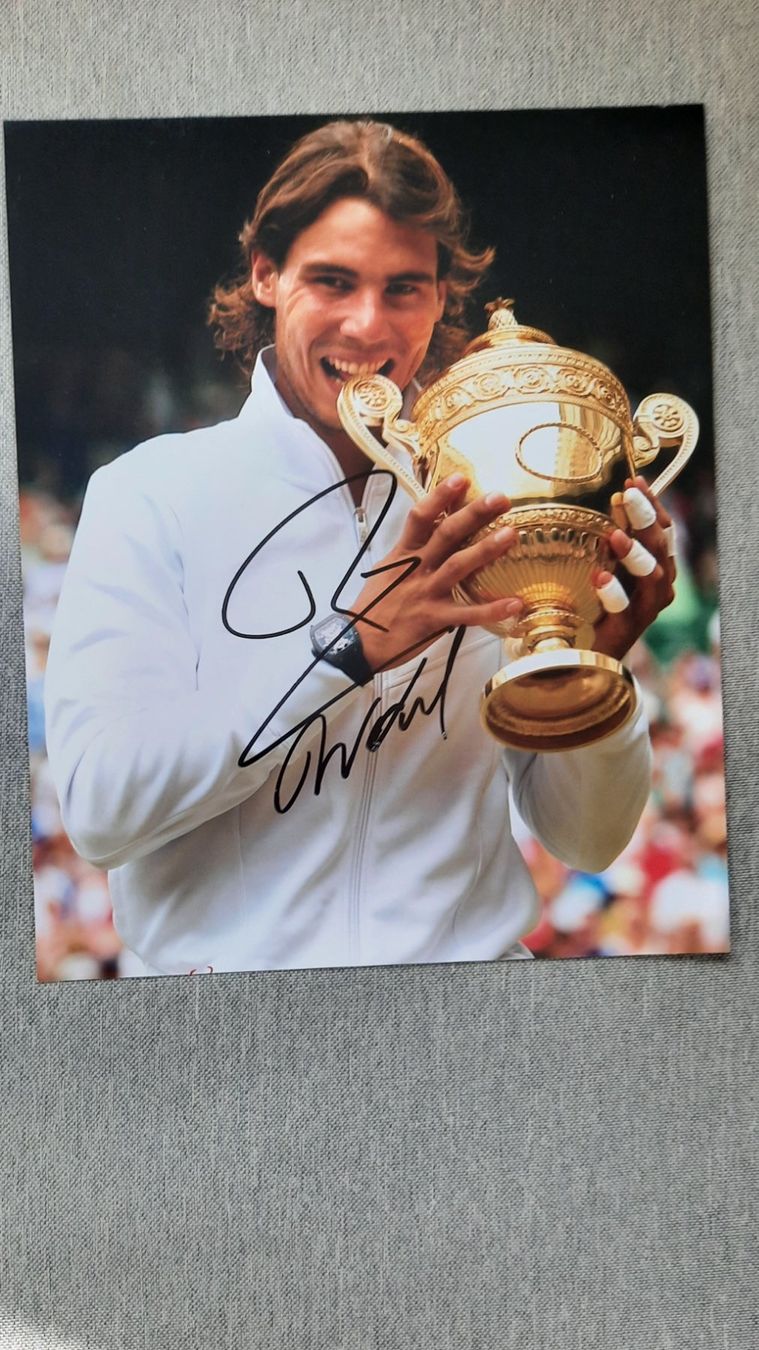 Autographes: Autogramm Rafael Nadal – D'occasion à Schmerikon par Olympia04