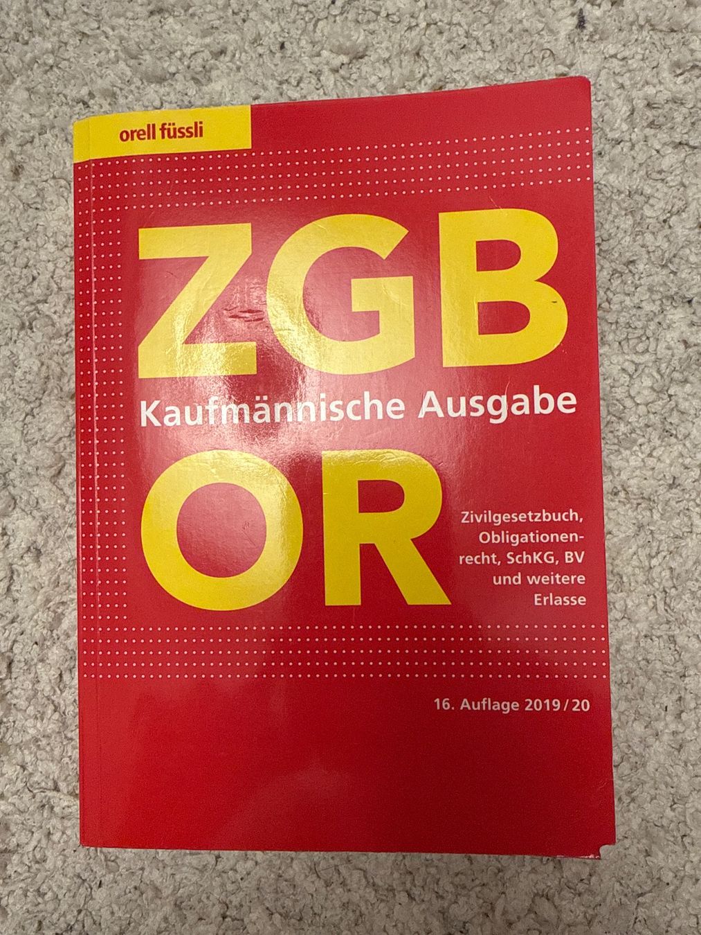Bücher: ZGB OR – Gebraucht aus Küsnacht ZH von nat_m97w