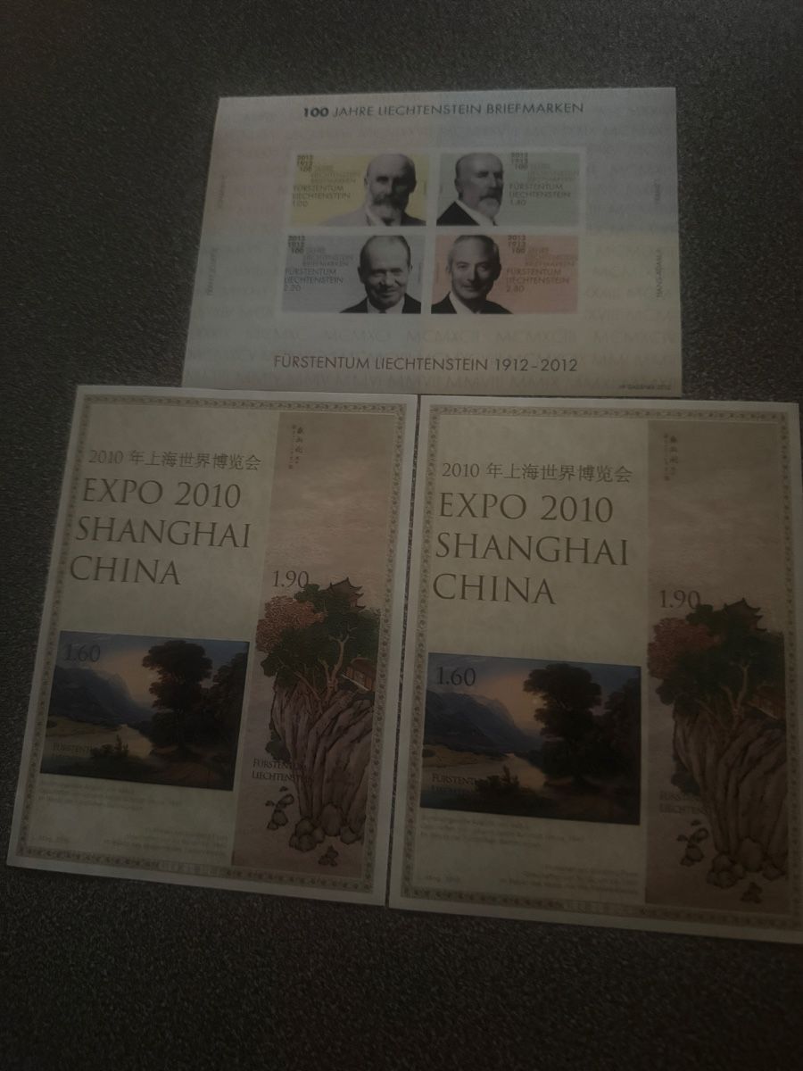 Tutti i francobolli: Tolle Blocks Liechtenstein – Nuovo (secondo la descrizione) da Uster venduto da Briefmarken 1
