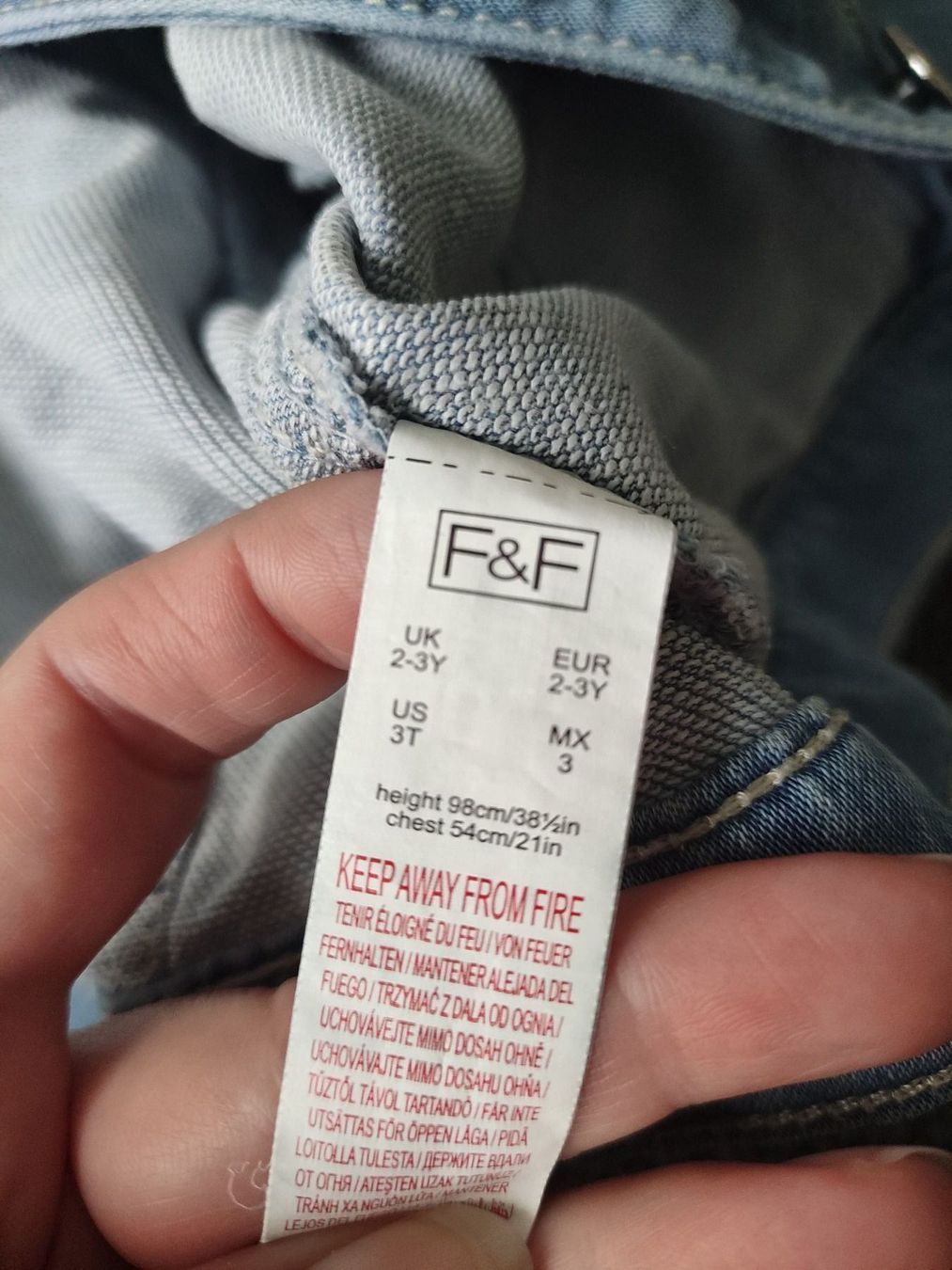 Jacken & Mäntel: F&F Denimjacke Gr 98 – Gebraucht aus Zollikerberg von nmonika 2
