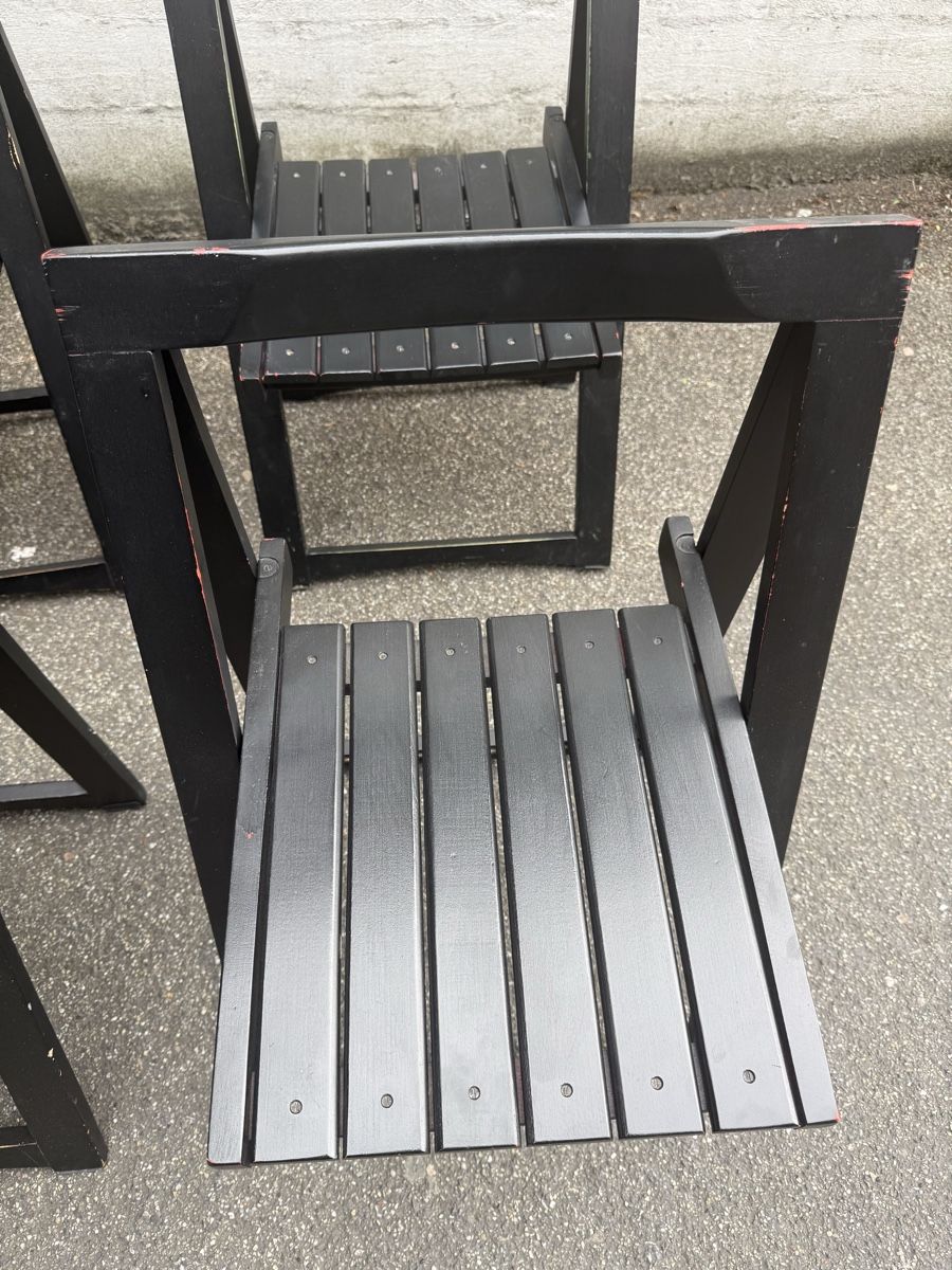 Chaises: 4er Set Trieste Klappstuhl von Aldo Jacober – D'occasion à zürich par PapaMoll86 6