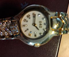 Versace /Damen Uhr voll Gelb Gold /brillanten /Unikat