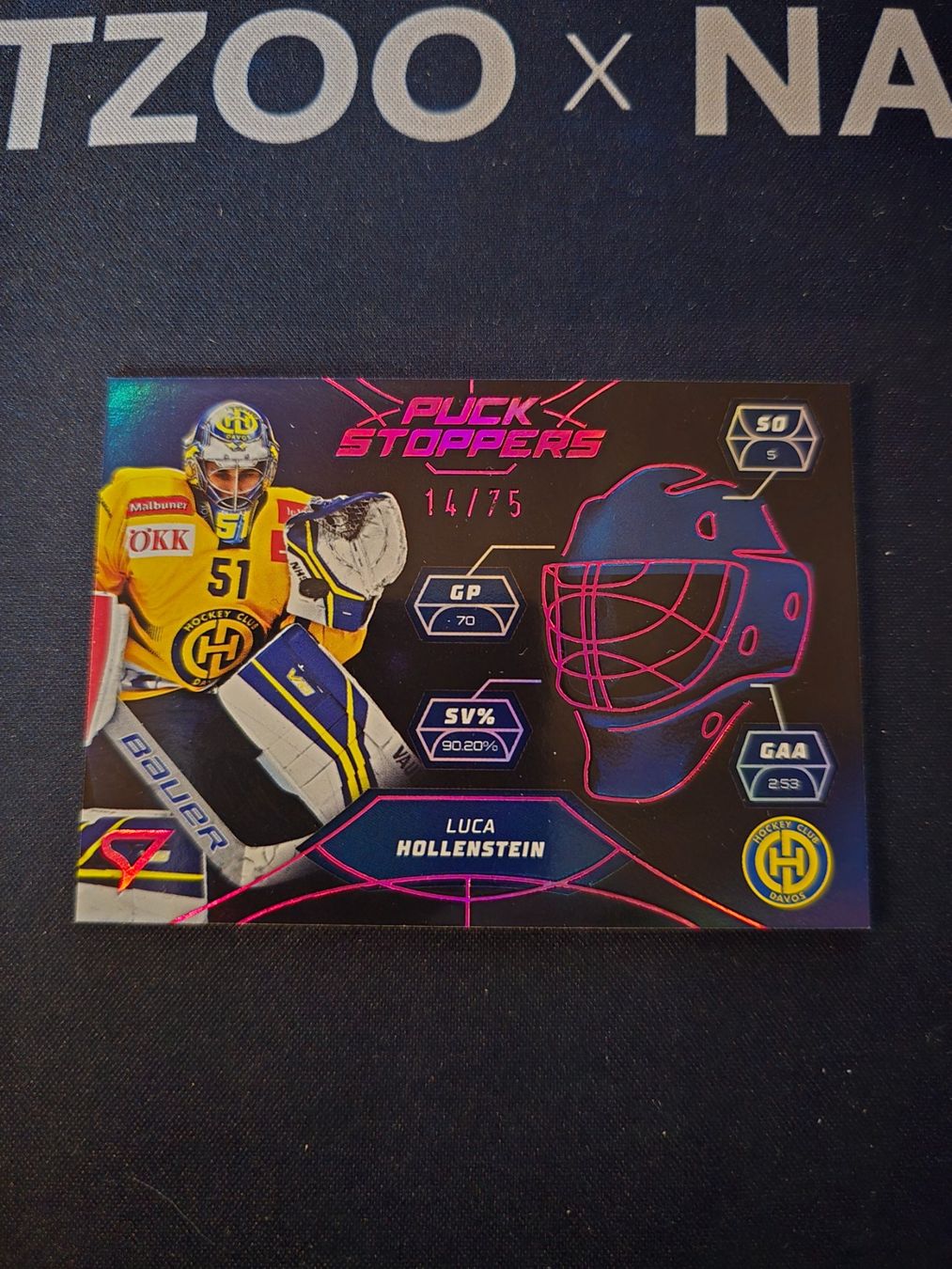 Sportzoo Sammelbilder & Trading cards: Hollenstein // Puck Stoppers // 14/75 // HCD // HC DAVOS – Gebraucht aus Beringen von Candrox__