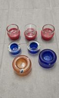 7 Wunderschöne Teelichthalter aus Glas, für gem. Abende!