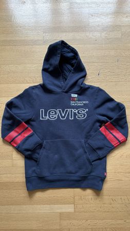 Levi's Hoodie Gr.S ,Dunkelblau mit roten Streifen