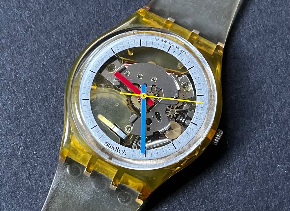 Swatch Jelly Fish GK100re 1986 selten (Gebraucht) in Zürich für CHF 10 ...