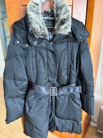 Zero Winter Daunenmantel schwarz Gr. 42