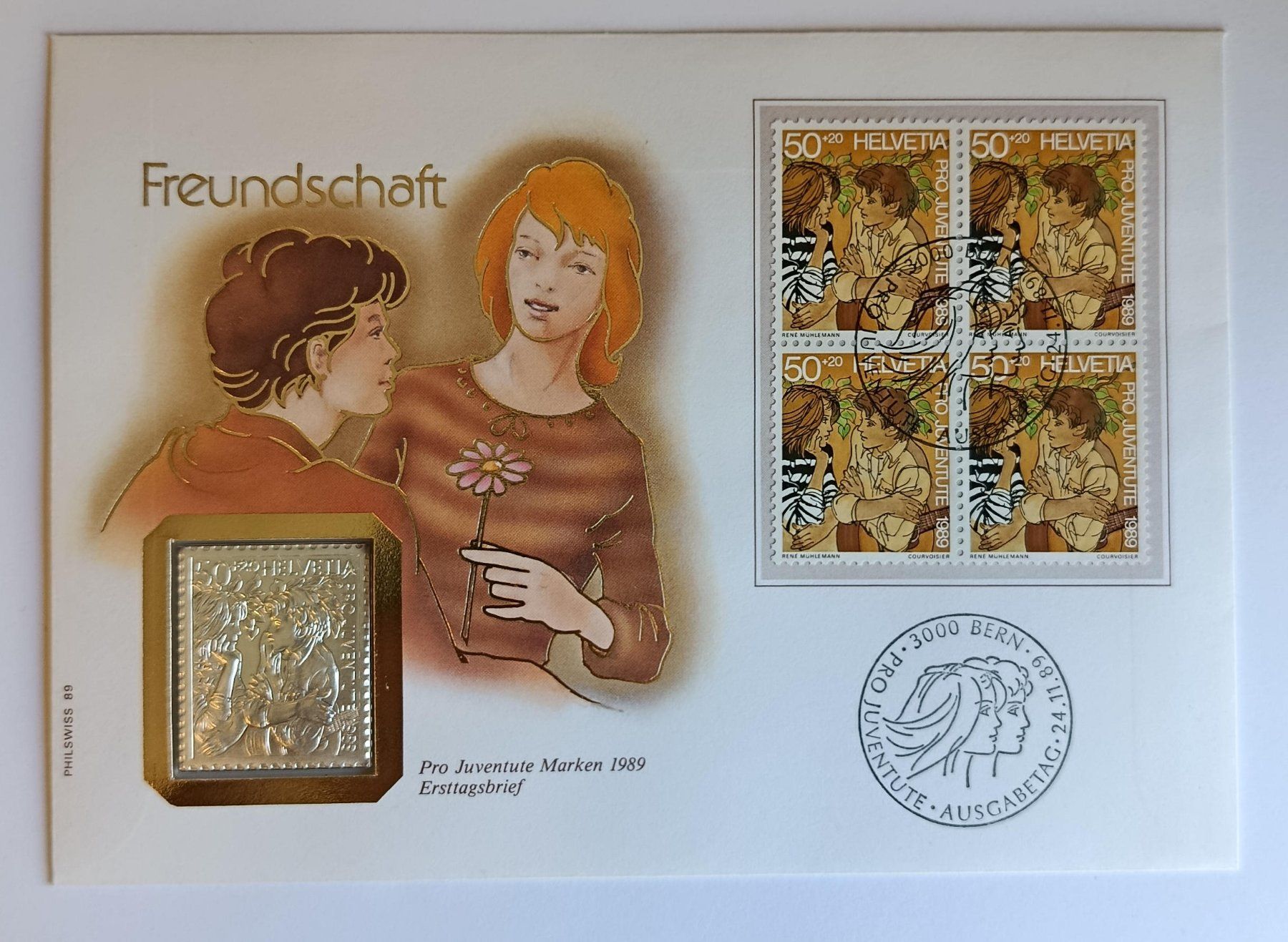 Medaglie: Numisbrief Freundschaft mit Silbermedaille ab 1 Fr. !! – Usato da Luzern venduto da Vreneli_1