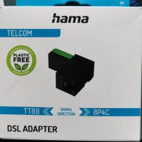 HAMA Adapter (Schwarz, 8p4c)