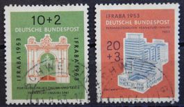 BRD Kat. 171-172 gest. 1953 Kat. 65 Euro