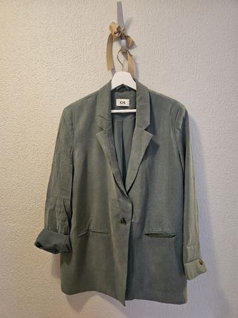 C&A Blazer im Sommer-Look, Gr. 40, Wassergrün sehr leicht!