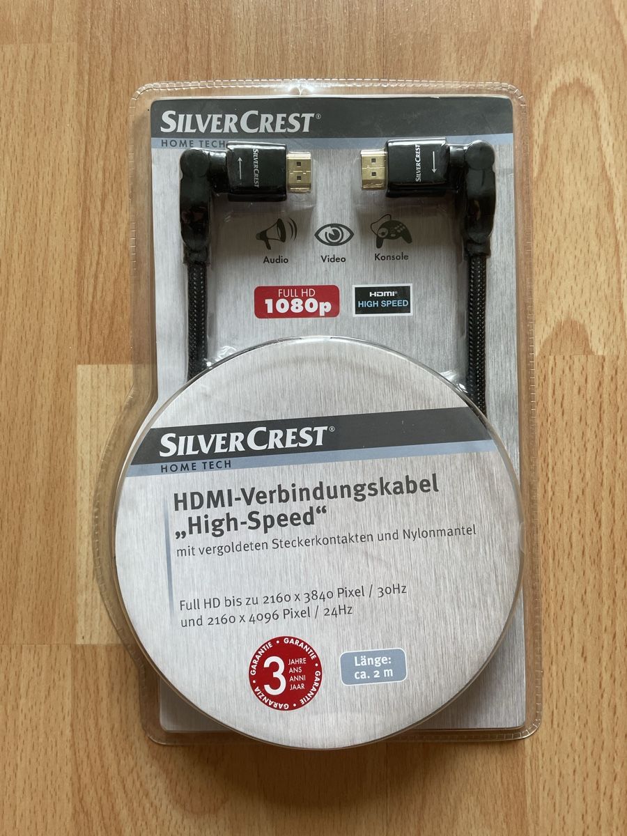 Câbles: HDMI Kabel 2m – Neuf avec emballage d'origine à Niedergösgen par misterio02