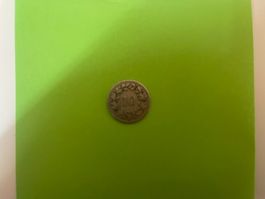 10 Rappen 1881 Silber Münze Schweiz